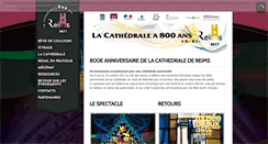 Desktop Screenshot of cathedraledereims.fr